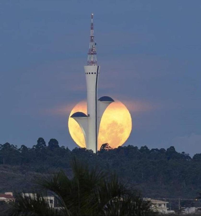 Flat No Life Com Espetacular Vista Do Lago Brasilia Esterno foto